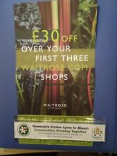 Waitrose advertising leaflet for sale  CREWE