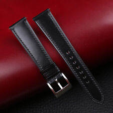 Black Shell Cordovan Leather Watch Strap Band 18mm 20mm 22mm for sale  Shipping to South Africa