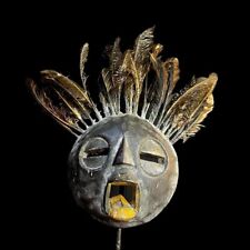 Afrikanische GHANA Maske - Holz handgefertigte Volkskunst Antiquitäten... segunda mano  Embacar hacia Mexico