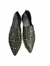 Sapato de couro Jorge Bischoff slip-on fino biqueira de crocodilo metais preto.  Tamanho 8 comprar usado  Enviando para Brazil