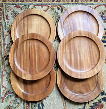 Vintage wood plate for sale  San Leandro