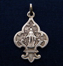 Médaille religieuse fleur d'occasion  Pont-Évêque