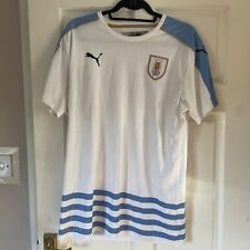 Camisa branca Uruguay National Away Puma grande 2016-17 comprar usado  Enviando para Brazil