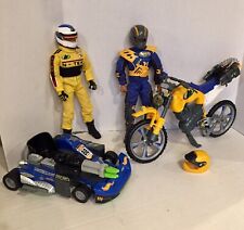 Max Steel Mattel Action Figures  LOT : Moto Cross & Go Kart WITH figures ! tweedehands  verschepen naar Netherlands
