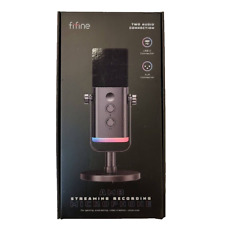 Microfone dinâmico FIFINE AM8 gravação podcast PC jogos streaming branco, usado comprar usado  Enviando para Brazil