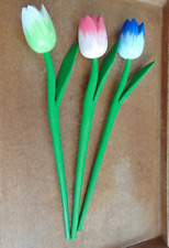 3 wooden tulips for sale  Livingston Manor