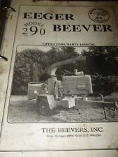 Eeger Beever Model 290 Wood Chipper Ops/Parts Man, Hercules Engine Manuals for sale  Shipping to South Africa