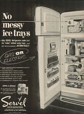1954 Servel Lodówki Zamrażarki Vintage Reklama z nadrukiem Klimatyzatory Półki na lody na sprzedaż  Wysyłka do Poland