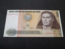 Peru 500 intis for sale  NOTTINGHAM