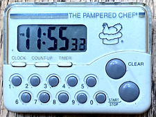 Usado, Temporizador digital de reloj de cocina Pampered Chef retirado 1900 con batería nueva segunda mano  Embacar hacia Argentina