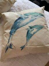 Cushion cover dolphin for sale  HARROGATE