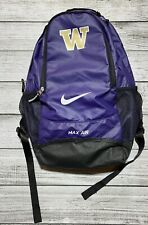 Usado, Mochila Nike Air Max Washington Huskies bolsa escolar faculdade roxa comprar usado  Enviando para Brazil