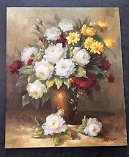 Beautiful Floral Oil Painting Stretched 20x24 for sale  Shipping to South Africa