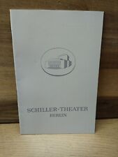 Schiller theater trauung gebraucht kaufen  Berlin