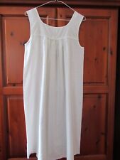 Sleeveless nightdress white for sale  LONDON