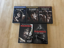 Lote de DVD Rambo First Blood I,2,3,4 e 5 coleção completa 5 filmes Stallone comprar usado  Enviando para Brazil