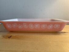 Pyrex pink daisy for sale  Shipping to Ireland
