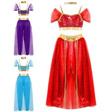 Fantasia cosplay infantil menina princesa árabe baile de máscara roupa de dança Halloween comprar usado  Enviando para Brazil