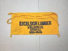 Excelsior Lumber And Millwork Company Carpenters Roofing Apron Butler New Jersey for sale  Shipping to South Africa