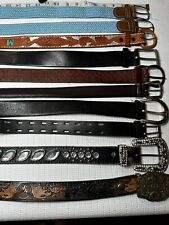 Lot belts leather for sale  Jackson