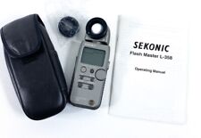 Sekonic L-358 Flash Master Digital Light Meter w/ Case Strap And Owners Manual, used for sale  Shipping to South Africa