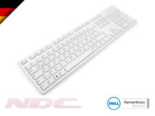 Teclado sem fio branco Dell KM636 ALEMÃO com dongle USB comprar usado  Enviando para Brazil