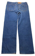 Jeans vintage anos 90 Levis 501 botão mosca tamanho real 38x31 denim reto escuro W8, usado comprar usado  Enviando para Brazil