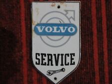 Placa de metal esmalte porcelana centro de serviço vintage Volvo 6" x 3,5" comprar usado  Enviando para Brazil