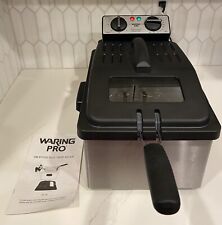 Fritadeira elétrica profissional Waring Pro WPF550 aço inoxidável com manual comprar usado  Enviando para Brazil