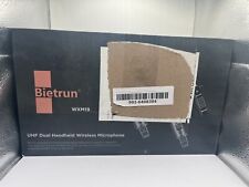 Used, Bietrun WXM19 Wireless UHF Rechargeable Handheld 2X Microphones (Pair) for sale  Shipping to South Africa
