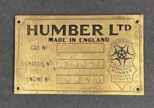 Humber vintage chassis for sale  UK