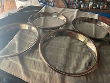 Chrome wheel trims for sale  DARTFORD