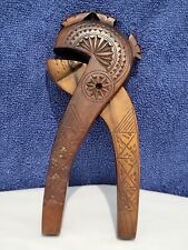Antique Vintage Hand Carved Wooden Nut Cracker Folk Art Yugoslavia Germany, used for sale  Shipping to South Africa