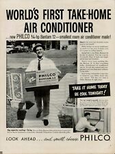 1957 electrodoméstico aire acondicionado Philco estampado vintage vendedor de anuncios servicio segunda mano  Embacar hacia Argentina
