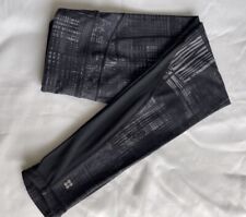 Used, Sweaty Betty Black / Grey Reversible 7/8 Leggings - Size Small for sale  BOLTON