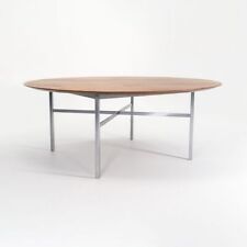 1972 Florence Knoll Custom 72 inch Dining Conference Table in Walnut and Steel for sale  Shipping to South Africa