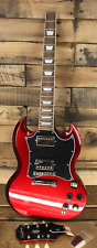 DAMAGED - Epiphone SG Traditional Pro Electric Guitar - Burgundy #RE7442, used for sale  Shipping to South Africa
