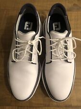 FootJoy 2024 Traditions Leather Golf Shoes 57938 White/Navy - Size 9, Mint!!, used for sale  Shipping to South Africa