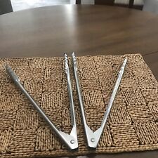 Edlund 12” stainless heavy duty stainless  restaurant tongs Scalloped USA for sale  Shipping to South Africa