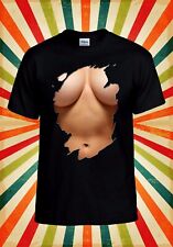 Camiseta Big Boobs Sexy Stomach Pack masculina feminina unissex beisebol top 3307 comprar usado  Enviando para Brazil