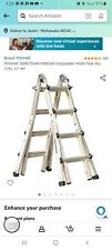  POSHAF Extension Ladder Multitask Step Ladder Model# 17TIA-SM  for sale  Elkhart