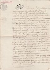 Vieux document ennezat d'occasion  Laroque-d'Olmes