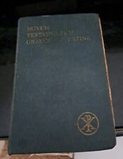 Novum testamentum graece usato  La Maddalena