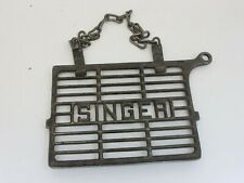 Vintage Singer Treadle Sewing Machine Cast Iron Industrial Wall Hanging Art L3 for sale  Canada