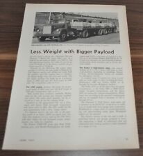 1957 Diamond T 831 Truck Ad Artykuł Kelly Springfield Opony Nylon, używany na sprzedaż  PL