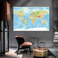 World Map Standard  Print Large Poster Wall Decor Education for sale  Shipping to South Africa