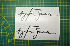 Stickers signature ayrton d'occasion  Freyming-Merlebach