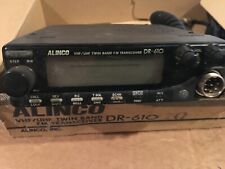 ALINCO VHF/UHF twin band FM Transceiver DR-610T , w/mic EMS-12 , w/instruction m, used for sale  Shipping to South Africa