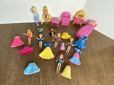 Polly Pocket Disney Princess Merida Cinderela Dolls MagiClip Clothes Furniture for sale  Shipping to South Africa