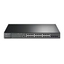 Conmutador PoE+ administrado Gigabit de 24 puertos TL-SG3428MP @384W 4x ranuras SFP segunda mano  Embacar hacia Argentina